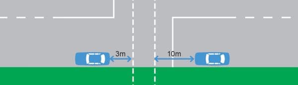 Official NSW diagram showing parking clearance near traffic lights