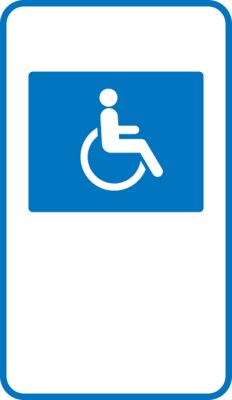 Accessible Parking parking sign